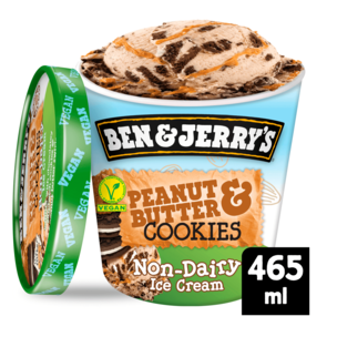 Ben & Jerry's Eis Peanut Butter & Cookies vegan 465ml